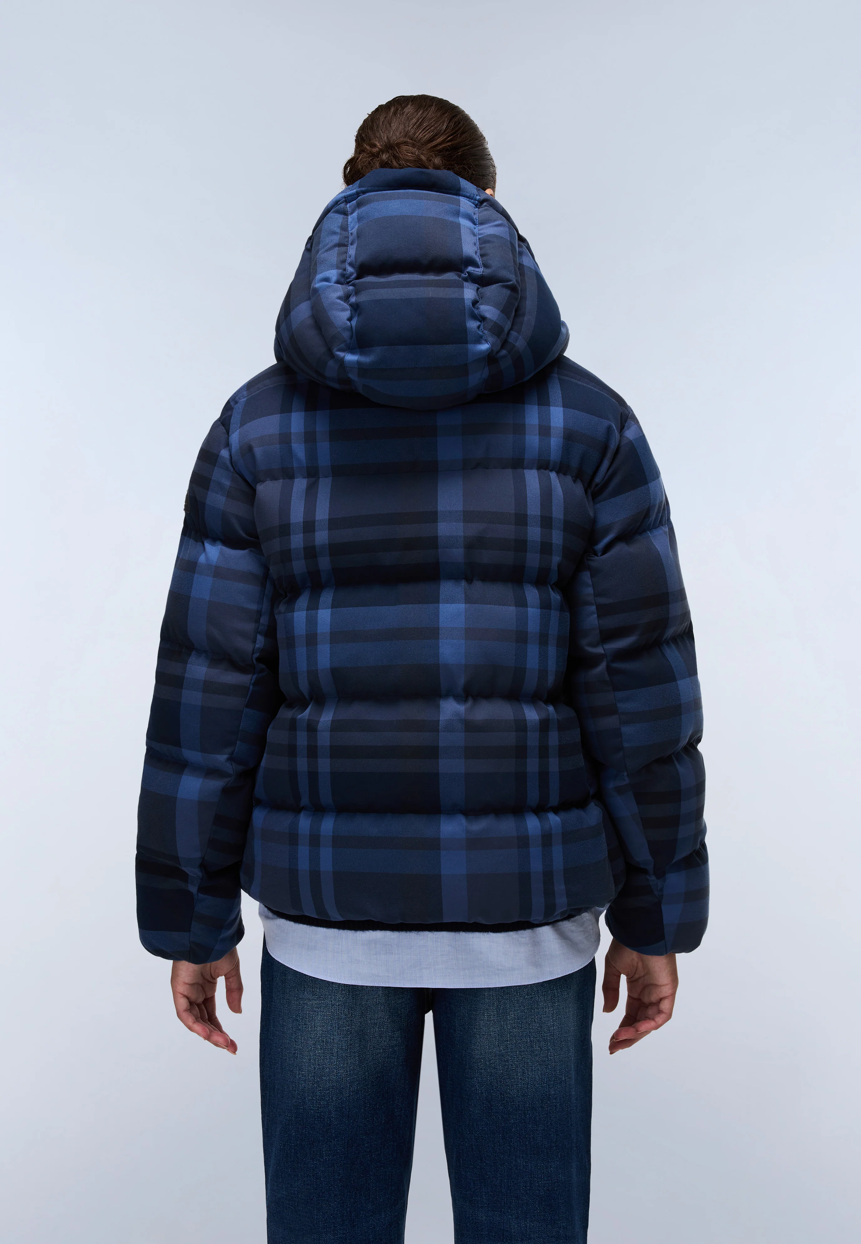 Glane Check Puffer Jacket