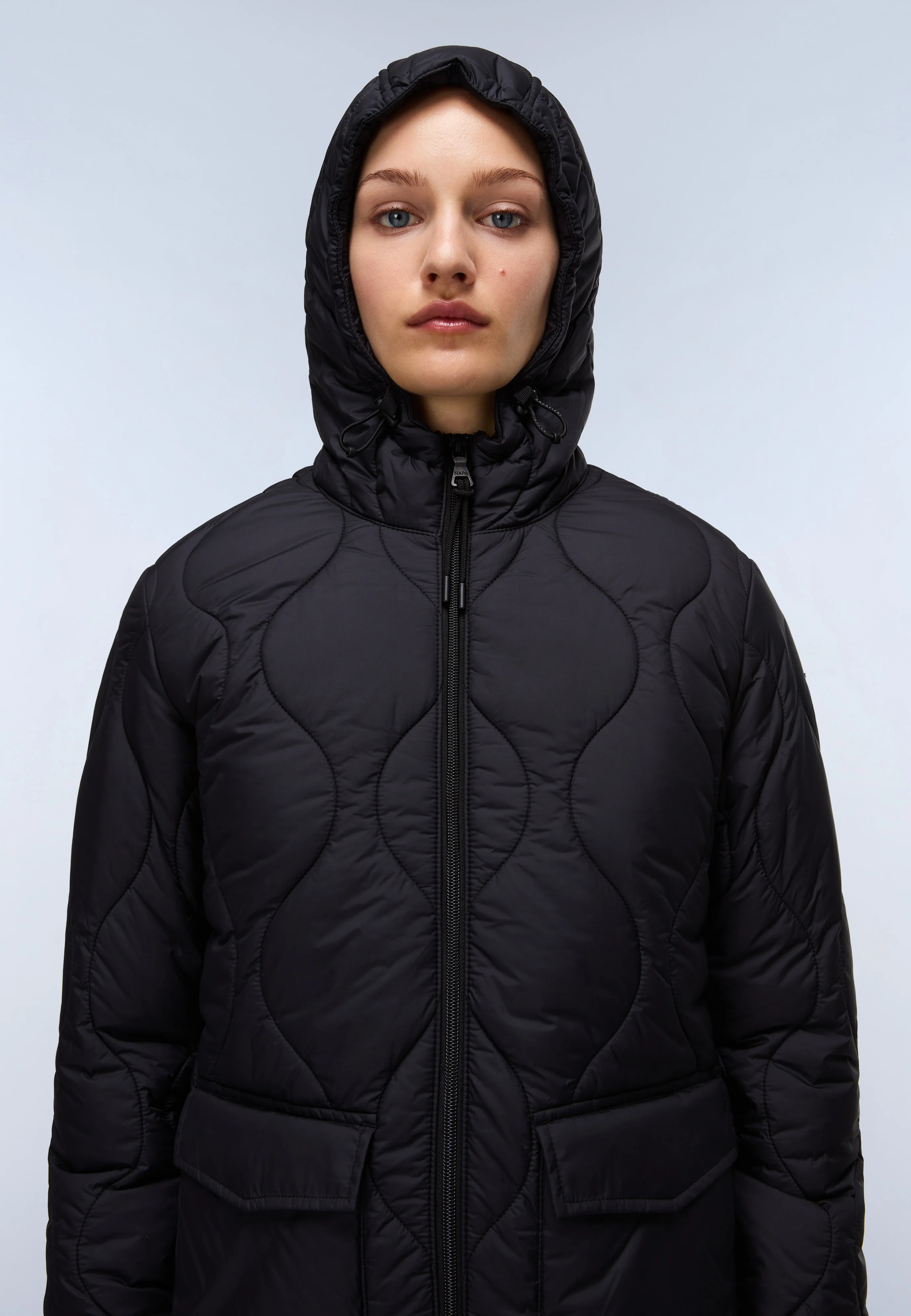 Sort Puffer Jacket