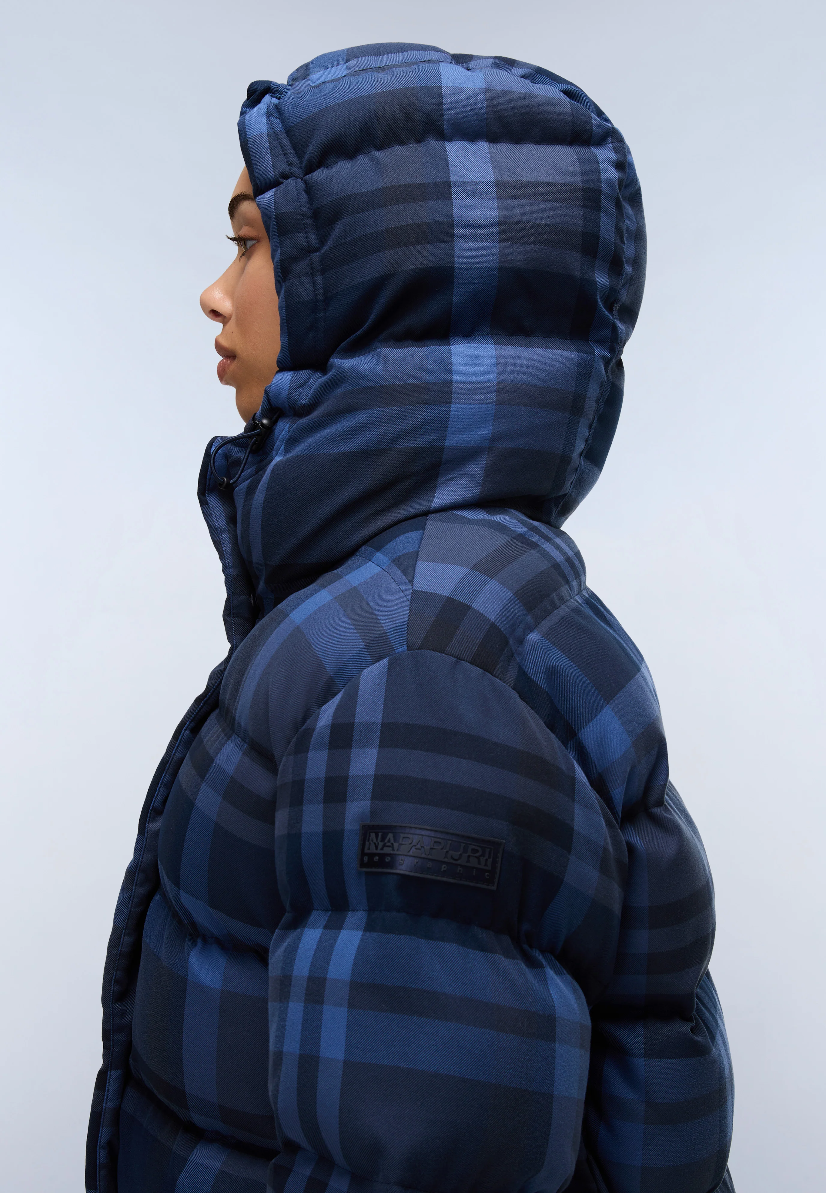 Glane Check Puffer Jacket