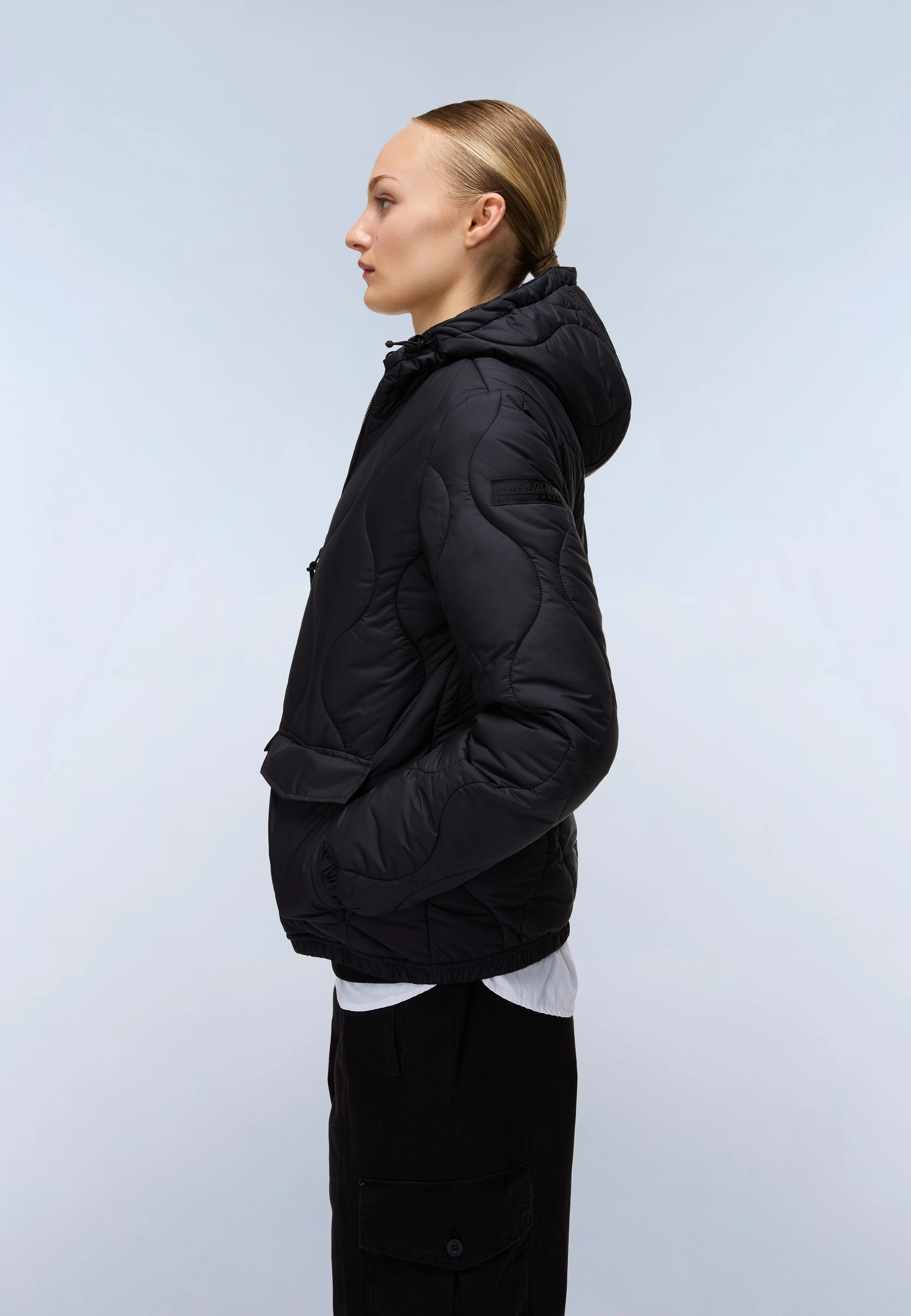 Sort Puffer Jacket