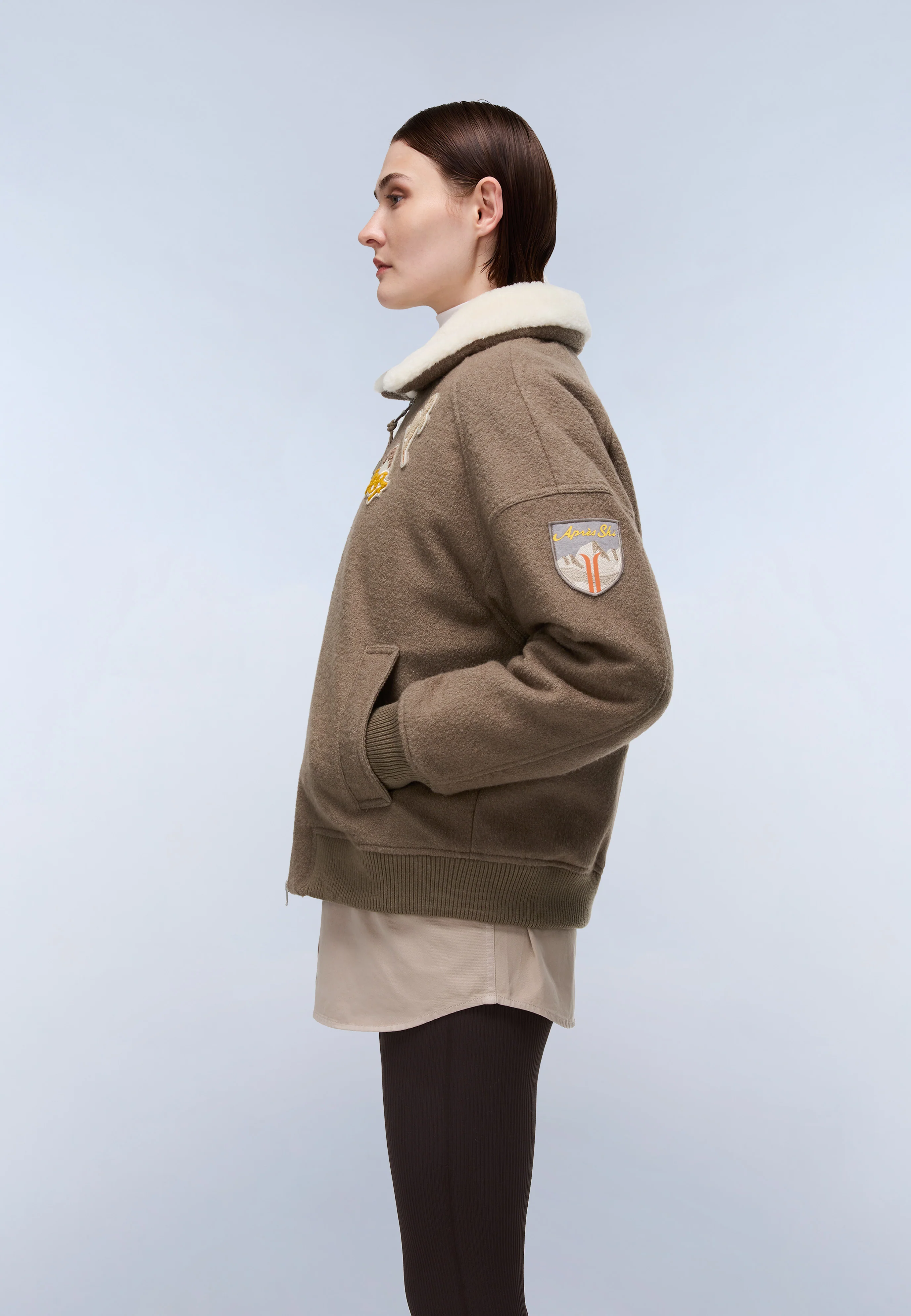 Tovel Wool Bomber Jacket