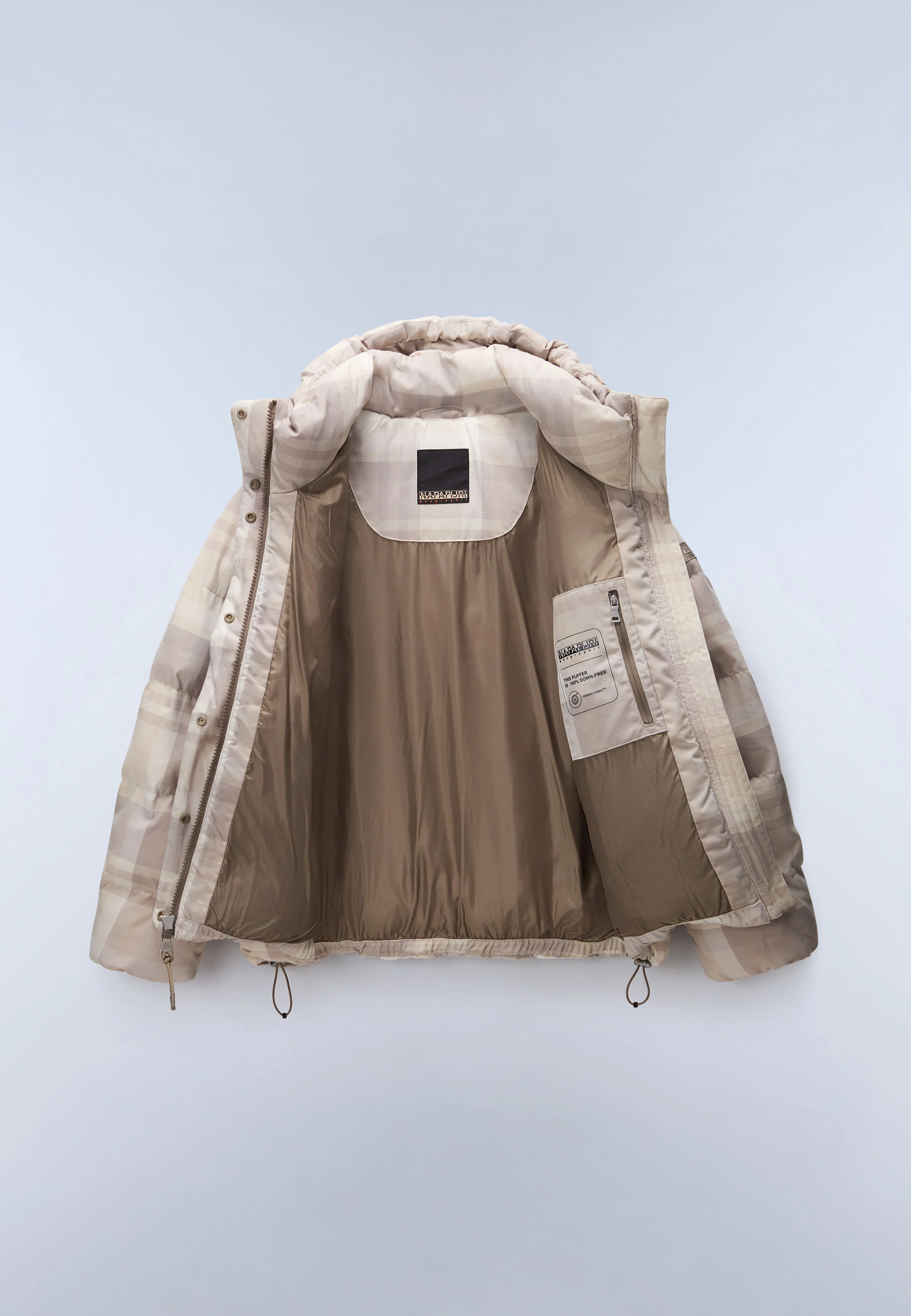Glane Check Puffer Jacket